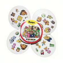 1 pieza Asmodee Dobble! Edición Especial Juego de Cartas de Observación Rápida, Juego de Emparejamiento Perfecto para Diversión en Reuniones Familiares, Excelente como Regalo de Cumpleaños - Multicolor - Ver 6