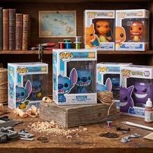 Funko POP! : Lilo & Stitch - Smiling Sittande Stitch #1045 Vinylfigur - Officiell Samlarfigur Actionmodell, Estetisk Skrivbordsprydnad, Perfekt Gåva För Fans Och Samlare - Multifärgad - Visa 1