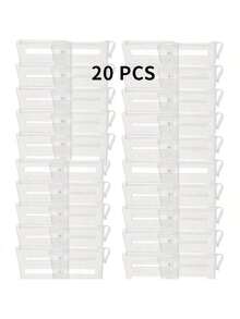 可調節冰箱層架,適用於1/5/10/20件物品,適合飲料與醬料存放,可伸縮冰箱收納架,側門儲物空間,最大化冰箱冷凍庫儲物空間,保持物品整齊有序 - 無色 - 查看 3