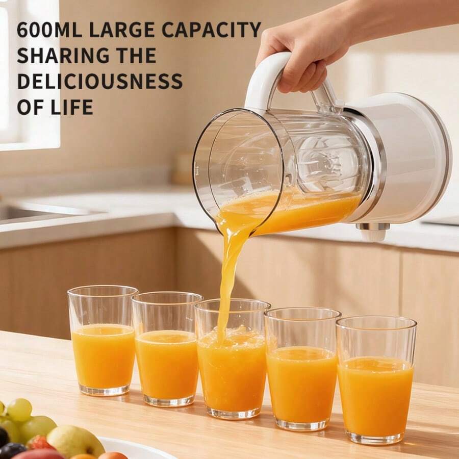 Blender Meja dengan Pengisian Daya Nirkabel, Tampilan Digital, Blender Multi-Kecepatan dengan 10 Bilah Baja Tahan Karat, Blender Penghancur Es Portabel, Cocok untuk Milkshake, Smoothie, dan Minuman Buah Beku, untuk Penggunaan di Rumah
