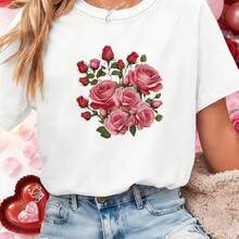 Printed T-Shirt For Men And Women - White - View 1
