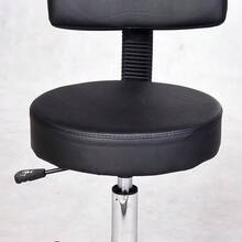 Rolling Stool, Work Stool, Hairdressing Stool, Swivel Stool, Stool, Professional Stool For Beauty Salon - 黑色 - 查看 5