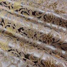 Vải Jacquard tinh tế, vải satin Jacquard hoa văn phức tạp, chất liệu mềm mại và thoải mái, bền, thanh lịch, đa năng, phù hợp cho các dự án thời trang và trang trí nhà cửa, vải Jacquard khổ lớn. - 1 - Xem 13