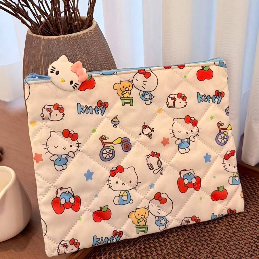 Bolsa de maquillaje grande y linda con capacidad amplia, disponible en múltiples colores con cierre de cremallera, adecuada para ocio, viajes y ejercicio para uso diario - Multicolor - Ver 1