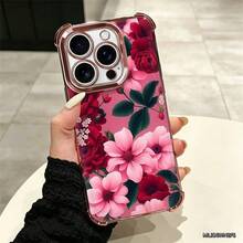 Flor Carcasa celular diseño moderno con protección completa contra caídas y rasgos, apta para múltiples modelos móviles como serie  5 hasta  17 Pro Max incluyendo Mini, Plus, Pro, Pro Max y 16e,  Galaxy serie A y S con A03,A04,A04e,A05,A06,A12,A15,A22,A32,A34,A35,A54,A55,S23,S24 Ultra, celulares  Moto G52,G54,G84, dispositivos  Poco C40,C65,M5s,M6 Pro 4G,X5,X6,X6 Pro y Redmi 9A,A3,Note 11 4G, funda cómoda duradera ideal para uso cotidiano personal - YS - Ver 6