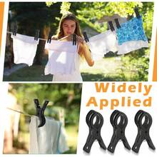 5/10pcs 3.5 Inch Heavy Duty Transparent Plastic Spring Clamps | Multipurpose Balloon Arch Clips For Backdrop Fixing, Sturdy Craft Clamps - Multicolor - View 4