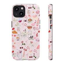 Expédition 24h depuis DE Apple 17 16 15Pro Max Plus Coque de téléphone style fille française : Rose Coquette, Couverture résistante 23 24 25 26 - 1 image couleur - Voir 10