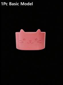 1pc Creative 3-Slot Cat-Shaped Kids Toothbrush Holder, Partitioned Storage Design, Bottom Drainage, Space-Saving Countertop Organizer - Multicolor - View 14