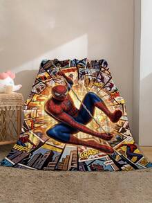 Marvel 這是一款蜘蛛人主題法蘭絨毛毯，具有懷舊感與視覺衝擊力，美感十足且觸感柔軟，適合用作沙發披毯、午睡毯、床上裝飾等 - 彩色 - 查看 12