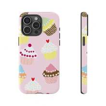 Apple 17 16 15Pro Max Plus Cupcake Pattern Mobile Phone Case |   Durable Cases 23 24 25 26 - 白色 - 查看 10