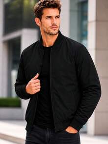 Bomber Style Premium Winter Casual - Black - View 3
