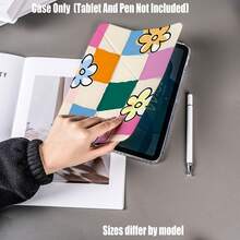 Y-Fold 高透明壓克力保護殼附筆槽，Y-Fold 高透明壓克力版，Ins Y-Fold 高透明壓克力保護殼，平板保護殼特點：Y型三折支架設計、精準開孔、輕巧便攜，適用於 iPad Mini4/5 (7.9 吋)、Mini6/7 (8.3 吋)、Air1/2/3、iPad5/6/8 (9.7 吋)、iPad2019-2021、Pro10.5、Air3 通用、iPad10/11、Air4/5 (10.9 吋) - 彩色 - 查看 3
