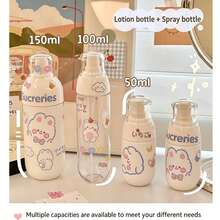 分裝瓶 | 便攜補水 噴霧乳液雙用 分裝旅行神器 多種容量可選 適用水、牛奶與酒精 附贈卡通貼紙 DIY 專屬分裝瓶 - 彩色 - 查看 2
