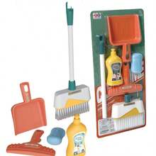 Montessori Educational Toy Children's Dusting Mop Cleaning Toy Set, Simulated Cleaning Tools, Role Play Children's Toy - Multicolor - View 17
