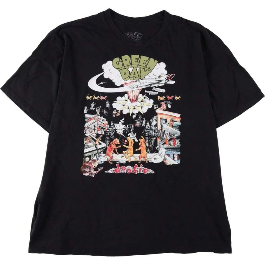 Used Band T-Shirt For Men #Size Equivalent To XL - Black - View 1