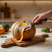 304 Stainless Steel Sugarcane Peeler Knife With Anti Slip Plastic Handle, Multi Purpose Fruit And Vegetable Peeler,For Pineapple, Pumpkin, Sugarcane And More, Manual Sugarcane Cutter, Bottle Opener, Suitable For Home Kitchen Restaurant Accessories - Multicolor - View 2