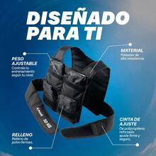 MUUK FITNESS Weighted Vest - Black 10 Kg - View 2