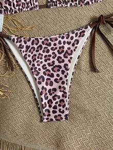 2pcs Women Bikini Set - Reversible Sexy Swimwear Suitable For Beach And Pool Vacation Summer - Multicolor - View 7