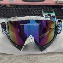 TUOGTCI Unisex PC Lens Off-Road Motorcycle Riding Goggles, Outdoor Sports Protective Eyewear, Windproof Dustproof Goggles, For Ordinary Decorative Use - Polycarbonate Frames, No Optical Power - Multicolor - View 20