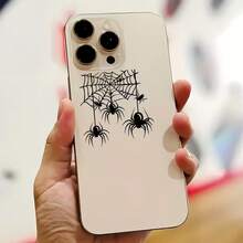 Web-Spinning Insect Spider Car Decal - Animal Theme Rearview Mirror Decal - Suitable For Cars, Motorcycles, Computers, Mobile Phones, Doors, Windows And Walls - Festival Decoration, Gift - A - View 4