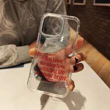 Funda Transparente con Estética de San Valentín Roja para iPhone 17 Pro Max, Fundas para iPhone 16 11 12 13 14 15 7 8 Plus XS XR X - 1 - Ver 2