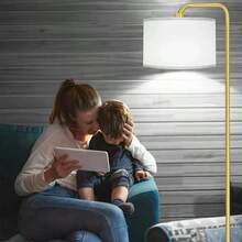 Lámpara de Pie LED 163 cm | Diseño Minimalista con Luz de 3 Tonos (E26) - por defecto - Ver 6