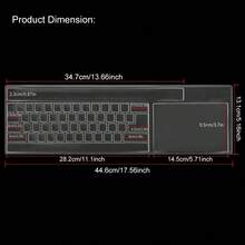 1 pieza Cubierta de teclado de silicona, protector de piel de teclado de computadora de escritorio transparente, se ajusta a teclados estándar de 104/107 teclas, protector de teclado a prueba de polvo y resistente al agua, adecuado para teclados con cable e inalámbricos, accesorio de computadora - Versión Universal - Ver 5