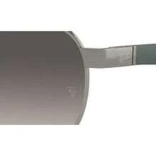 Ray-Ban 56mm Gradient Irregular Sunglasses |  | Men Sunglasses - Gunmetal - View 6