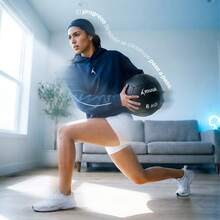 MUUK FITNESS Balón Medicinal de Entrenamiento Funcional 2kg/3kg/4kg/5kg/6kg/10kg | Pelota Wall Ball Profesional de PVC Reforzado con Superficie Antideslizante | Ideal para Crossfit, Fuerza, Resistencia, Abdominales, Sentadillas, Box y Home Gym - 6kg - Ver 6
