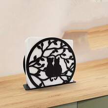 2D Acrylic Napkin Holder - Vertical Desktop Tissue Dispenser, Suitable For Kitchen And Dining Room Decor - A - View 8