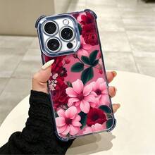 Flor Carcasa celular diseño moderno con protección completa contra caídas y rasgos, apta para múltiples modelos móviles como serie  5 hasta  17 Pro Max incluyendo Mini, Plus, Pro, Pro Max y 16e,  Galaxy serie A y S con A03,A04,A04e,A05,A06,A12,A15,A22,A32,A34,A35,A54,A55,S23,S24 Ultra, celulares  Moto G52,G54,G84, dispositivos  Poco C40,C65,M5s,M6 Pro 4G,X5,X6,X6 Pro y Redmi 9A,A3,Note 11 4G, funda cómoda duradera ideal para uso cotidiano personal - YS - Ver 5