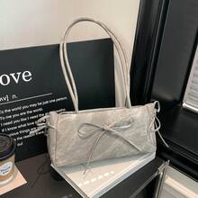 Bolso de mano moderno y versátil para mujer, estilo casual elegante con un toque de alta gama, bolso de hombro estiloso ideal para salir de compras. - Azul - Ver 6