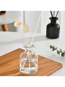 1pc Blank Home Fragrance Diffuser Bottle - Party Gift Glass Container Without Lid, Essential Oil Diffuser With Bamboo Sticks (1 Set) - Multiple Styles - View 3