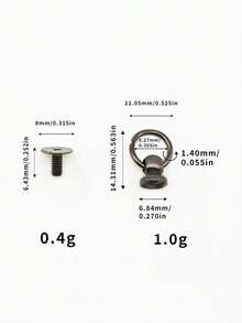 2PCS Fashionable And Simple, Versatile Silver DIY Phone Hanger Clip, Aesthetic - Pacifier Buckle - View 11