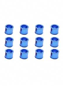 12入多色鴿子腳環 內徑8mm 高度9mm 雙捲邊鋁製鳥腿環 寵物鳥鸚鵡識別環 訓練配件 - 查看 15