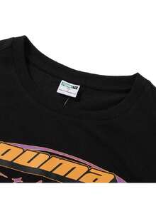 Puma 女款柔軟短袖T恤 SWxP 圖案印花休閒戶外運動通勤短袖T恤 630565-01 - 630565-01 - 查看 3