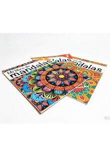 3-Pack Mandala Coloring Books - Single Book - View 1