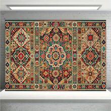 1pc Traditional Afghan Handmade Pattern Backdrop, Background Decoration For Room, Photo Studio Prop, Suitable For Home Decor, Party, Studio, Home And Garden, Outdoor Celebration - 3 - View 3