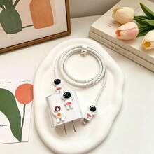 Bảo vệ cáp hình trái tim sóng đơn màu gradient, chống đứt gãy tương thích với sạc Apple 18-20W - Nhiều màu - Xem 4