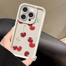 Cereza Carcasa celular de diseño moderno con protección total caídas y rayones, se adapta perfectamente a todos los modelos  desde X hasta la serie 17, variedades  gama A, y S, celulares  serie G y E, dispositivos  y Redmi Note, además de Infinix GT 20 Pro y Note 189 Pro. Material ligero y cómodo al tacto, resistente al desgaste, accesorio práctico y estético para uso personal diario y protección segura del teléfonoóvil - Multicolor 1 - Ver 7