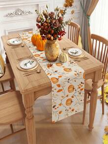 1/50pcs Black & Gold Graduation Theme Table Runner, 35*180cm Table Runner, Graduation Congratulations Table Runner, Graduation Party Supplies, Graduation Gift, Suitable For Home, Kitchen, Dining Table Decoration - Multicolor - View 3