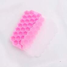 1pc Single-Cavity Honeycomb Ice Mold, Suitable For Making Large Ice Cubes For Whiskey, Cocktails, Juice And Other Drinks. Perfect For Halloween, Christmas And Other Celebrations / Mold / Kitchen Accessories / Tray / Ice Cube Tray - Multicolor - View 6
