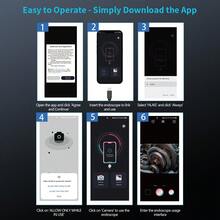 NATFIRE 附燈內視鏡攝影機，高畫質工業內視鏡，配備 8 顆可調 LED 燈，半硬式蛇形線內視鏡，檢測內視鏡，兼容 和 Android 手機，適用於汽車維修、水管下水道、HVAC，男士工具酷炫配件 - Hard wire - 查看 7
