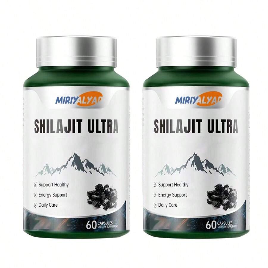 Miriyalyad Optimal PotencylShilajit UltraAdaptogen Energy Stamina Lmmune AntioxidantsMade In USA 120 Capsules - 2pcs - 查看 1