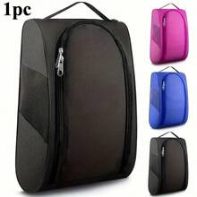 Multi-Functional High-Quality Sports Bag, Professional Golf Shoe Bag, Large Capacity Design, Easy To Store Golf Boots, High-Quality Smooth Zipper. Can Be Used As A Universal Zipper Sports Shoe Bag, Suitable For Various Sports - Black - View 1