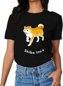 Women T-Shirts - Black - View 1