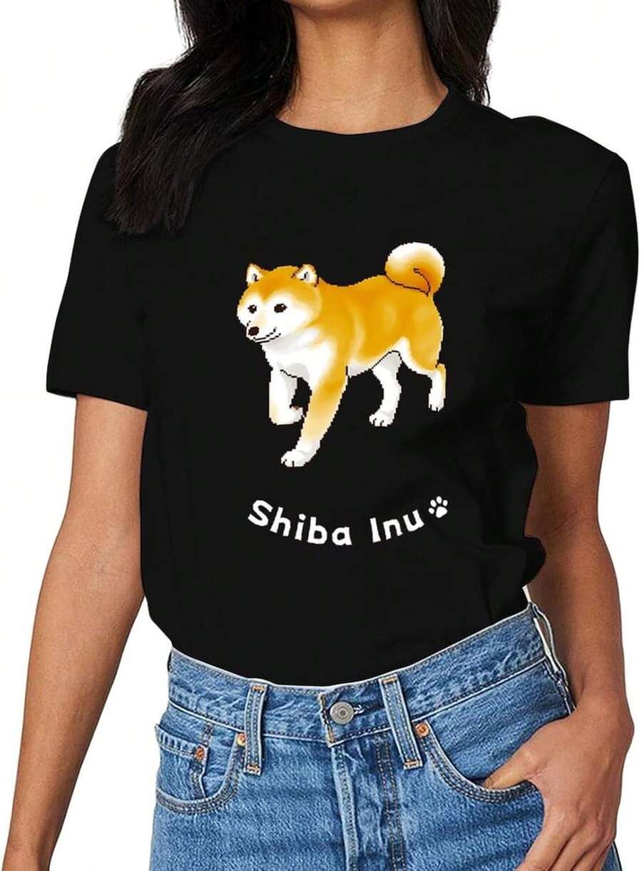 Women T-Shirts - Black - View 1