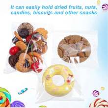 10-Pack Of Universal High-Transparency OPP Self-Adhesive Bags, Zipper Bags, Cute Self-Sealing Bags For Daily Use - Clear - View 8