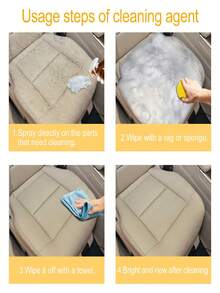 Pembersih Busa Interior Mobil Rayhong, Desain Tanpa Air Praktis dan Bebas Khawatir, Mudah Membersihkan Jok Mobil, Plafon, Dasbor, Interior Pintu, dan Area Lainnya. Formula Lembut Tidak Merusak Material Interior. Penting untuk Pembersihan dan Perawatan Harian, Mudah Mengembalikan Interior ke Tampilan Asli yang Bersih dan Segar. (Produk Telah Diperbarui, Kemasan Luar Sedikit Berbeda, Efek Sama, Kemasan Baru dan Lama Didistribusikan Secara Acak) - Liquid - View 4