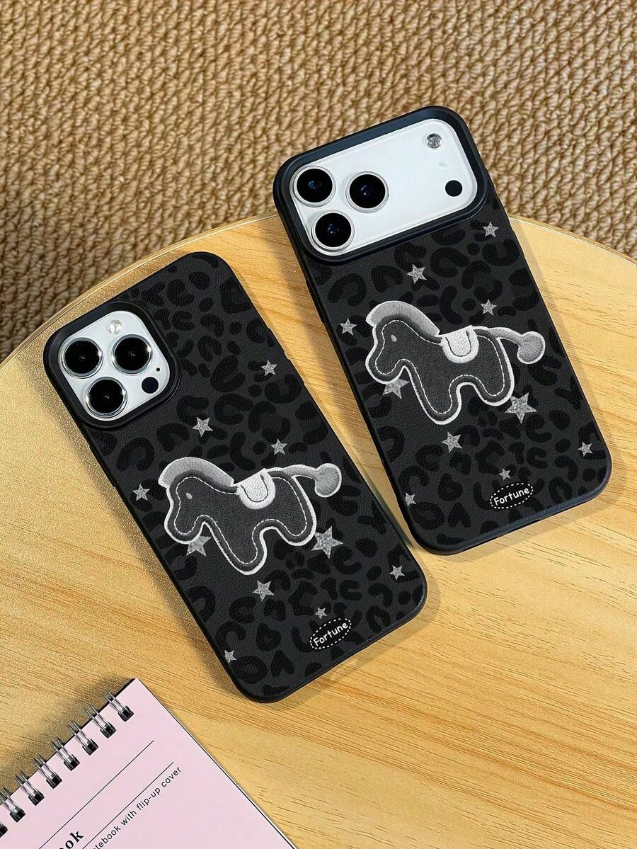 1 Piece Of Fashionable Phone Case. Does Not Include Lanyard Or Stand. Leopard Print TPU Fashion Phone Case 1 Unit Luxury Gray Leopard Print TPU Material Phone Case Compatible With 17/17 Professional Max/17 Pro//13/16 Professional Max /16/15/14/12 Professional Max/13 Professional Max/11 Pro/14 Pro/15 Pro/12, Fashionable Soft Protective Case, High-End Luxury, Unisex Phone Case Suitable For Gifts To Friends And Couples, Also Compatible With S24 Ultra/S23/S22/A73/A50/A32 Birthday Gift - 多色 4 - 查看 1